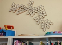 recyclart Paper Rolls Wall Art